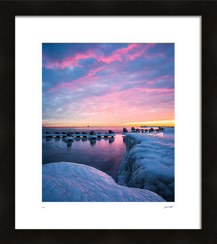Cool North Ave Beach Sunrise — Josh Merrill Photography
